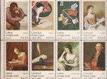 Unused vintage oversized postage stamps  set